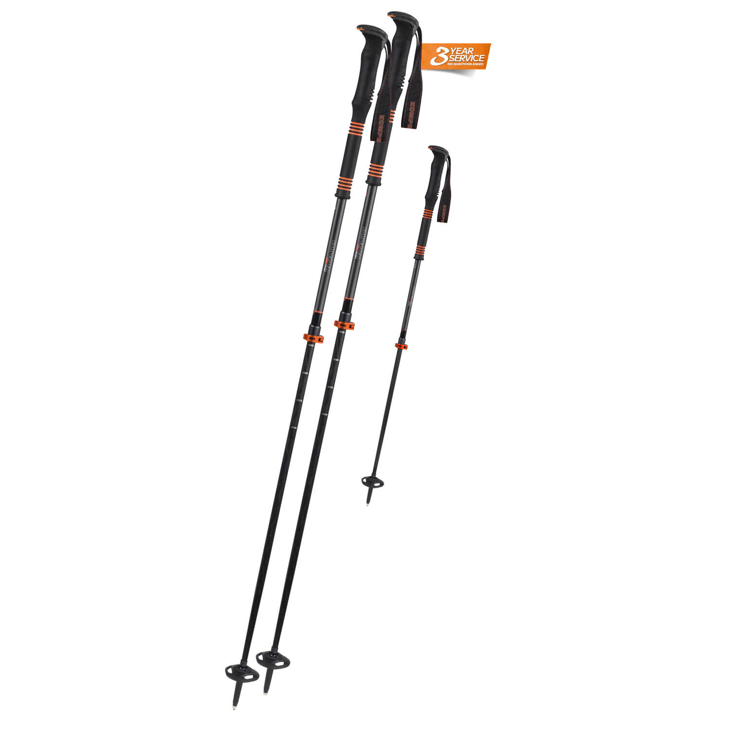 Komperdell Carbon C.2 ultralight Orange